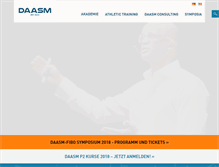 Tablet Screenshot of daasm.org